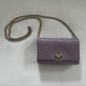 Kate spade lavender shimmer wallet purse